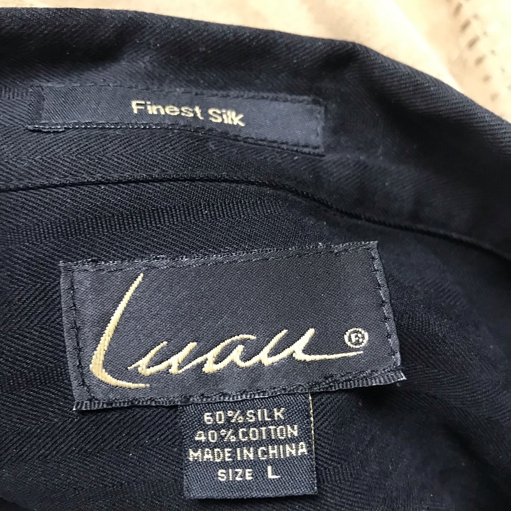 Silk men shirt